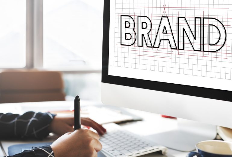 Brand Copyright Name Draft Graphic Concept